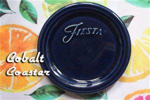 Individual Fiesta Coaster Cobalt WITHOUT the HLCCA Backstamp 