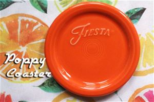 Individual Fiesta Coaster - Poppy WITHOUT the  HLCCA Backstamp