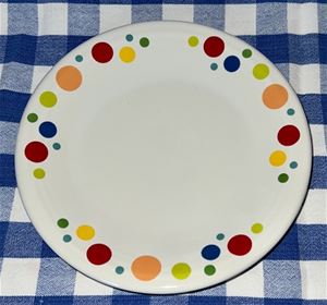 Dancing Dots Salad Plate