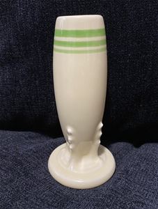 HLCCA Retro Green Stripe Bud Vase