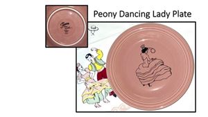 2022 Fiesta Peony Dancing Lady Display Plate